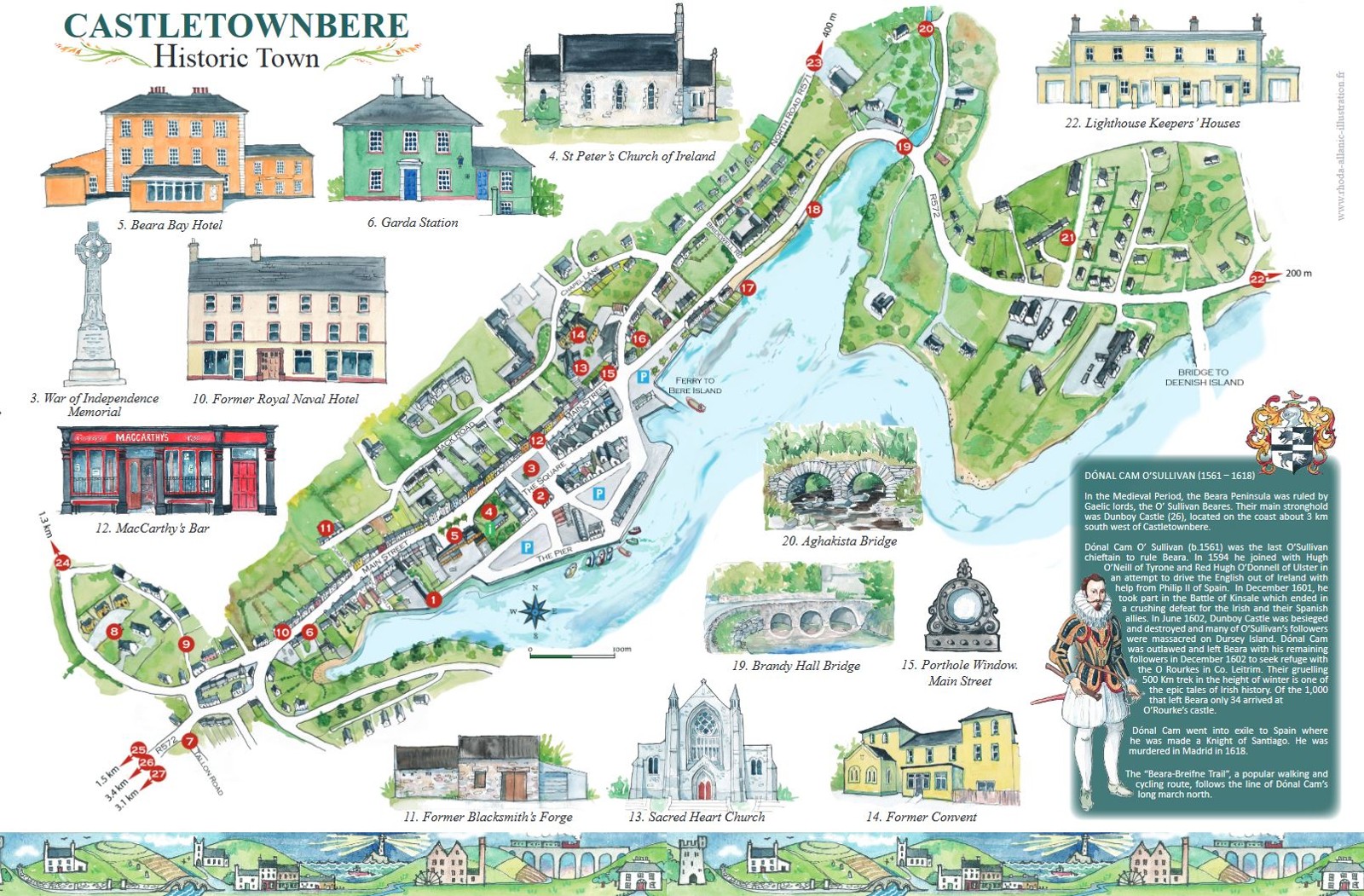 castletownbere historic map