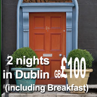 weekend break to Dublin for 100 pounds