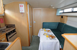 Boat Trip Ireland, Town Star, Cabin