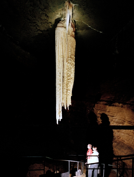 The Great Stalactite at Doolin Cave, Europe's longest Stalactite